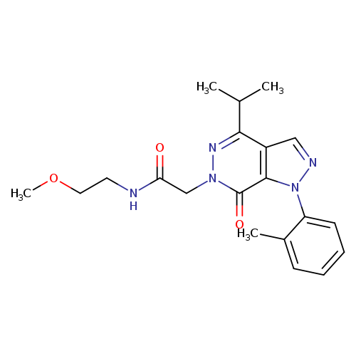 N-(2-methoxyethyl)-2-[1-(2-methylphenyl)-7-oxo-4-(propan-2-yl)-1H,6H,7H-pyrazolo[3,4-d]pyridazin-6-yl]acetamide