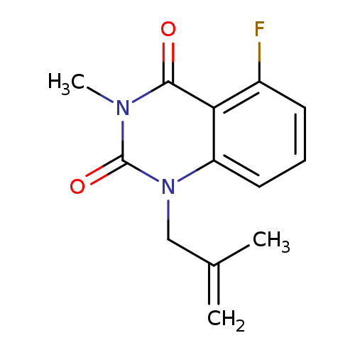 5-fluoro-3-methyl-1-(2-methylprop-2-en-1-yl)-1,2,3,4-tetrahydroquinazoline-2,4-dione