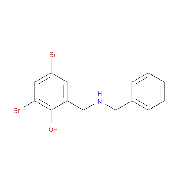 2-[(benzylamino)methyl]-4,6-dibromophenol