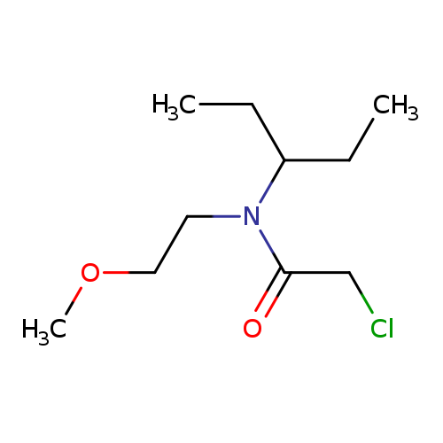 2-chloro-N-(2-methoxyethyl)-N-(pentan-3-yl)acetamide