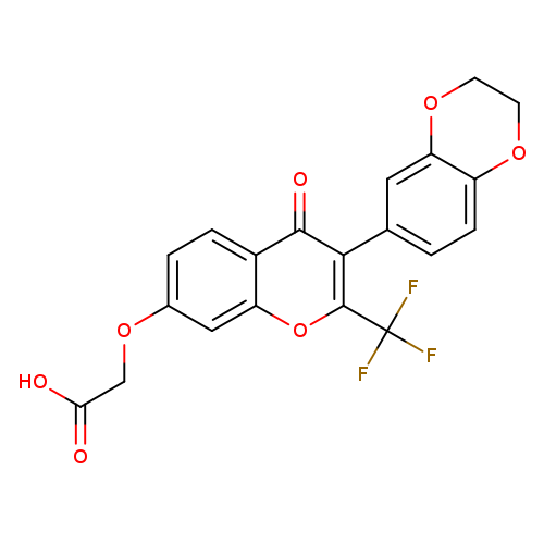[3-(2,3-Dihydro-benzo[1,4]dioxin-6-yl)-4-oxo-2-trifluoromethyl-4H-chromen-7-yloxy]-acetic acid