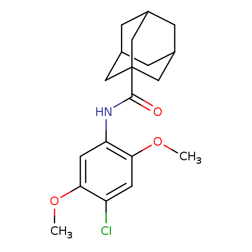 N-(4-chloro-2,5-dimethoxyphenyl)-1-adamantanecarboxamide