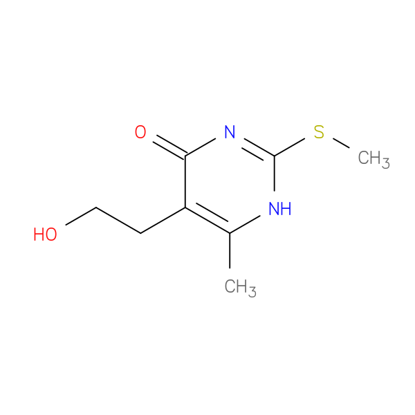5-(2-Hydroxyethyl)-6-methyl-2-(methylthio)pyrimidin-4(1H)-one