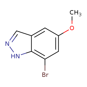 1H-Indazole,7-broMo-5-Methoxy-