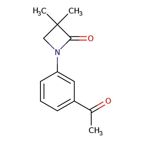 1-(3-acetylphenyl)-3,3-dimethylazetidin-2-one