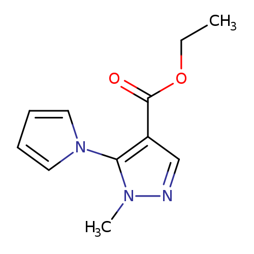 Ethyl 1-methyl-5-(1h-pyrrol-1-yl)-1h-pyrazole-4-carboxylate