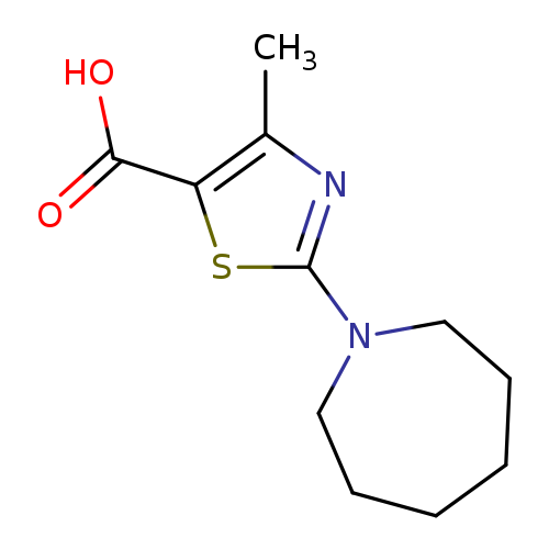 2-Azepan-1-yl-4-methyl-1,3-thiazole-5-carboxylic acid