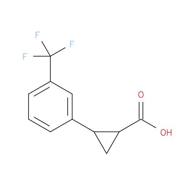 2-[3-(Trifluoromethyl)phenyl]cyclopropanecarboxylic acid