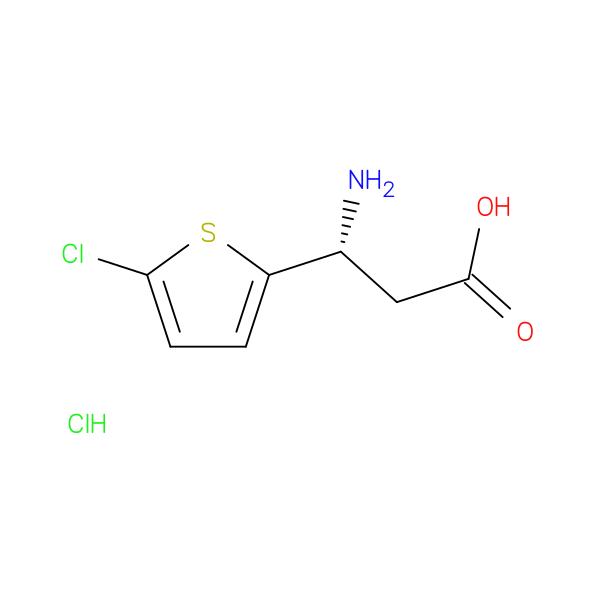 (3R)-3-amino-3-(5-chlorothiophen-2-yl)propanoic acid hydrochloride