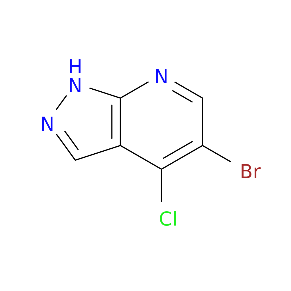 5-Bromo-4-chloro-1H-pyrazolo[3，4-b]pyridine