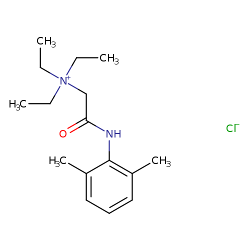 N-(2,6-DIMETHYLPHENYLCARBAMOYLMETHYL)TRIETHYLAMMONIUM CHLORIDE