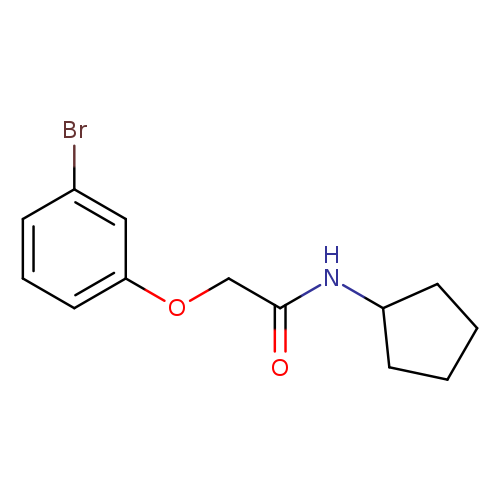 2-(3-bromophenoxy)-N-cyclopentylacetamide