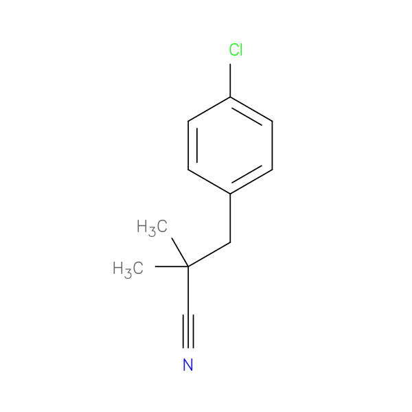 3-(4-Chlorophenyl)-2,2-dimethylpropanenitrile