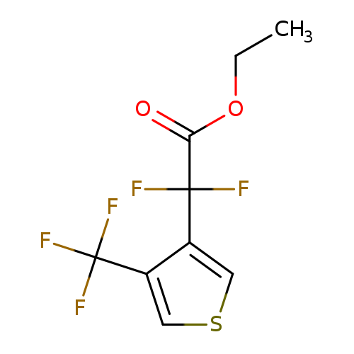 ethyl 2,2-difluoro-2-[4-(trifluoromethyl)thiophen-3-yl]acetate