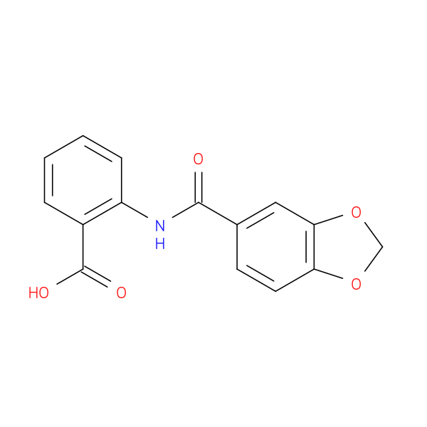 2-[(1,3-Benzodioxol-5-ylcarbonyl)amino]benzoic acid
