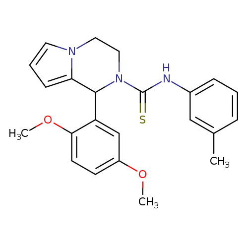 1-(2,5-dimethoxyphenyl)-N-(3-methylphenyl)-1H,2H,3H,4H-pyrrolo[1,2-a]pyrazine-2-carbothioamide