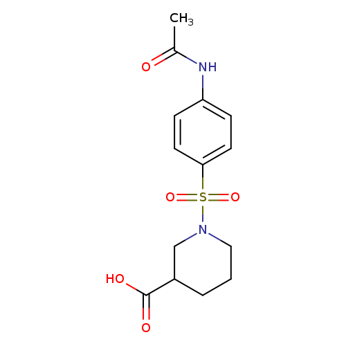 1-(4-ACETYLAMINO-BENZENESULFONYL)-PIPERIDINE-3-CARBOXYLIC ACID