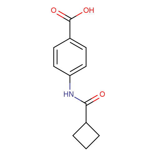 4-[(Cyclobutylcarbonyl)amino]benzoic acid