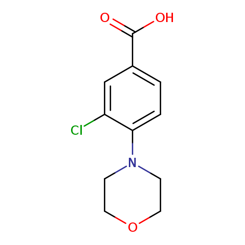 3-Chloro-4-morpholinobenzoic Acid