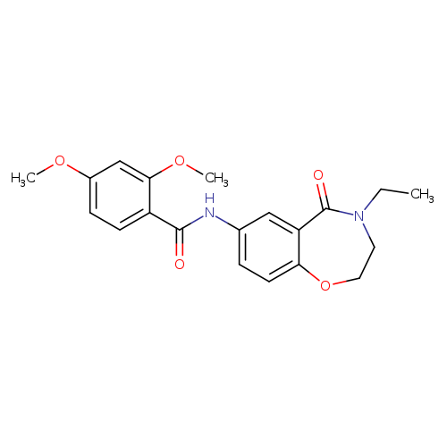 N-(4-ethyl-5-oxo-2,3,4,5-tetrahydro-1,4-benzoxazepin-7-yl)-2,4-dimethoxybenzamide