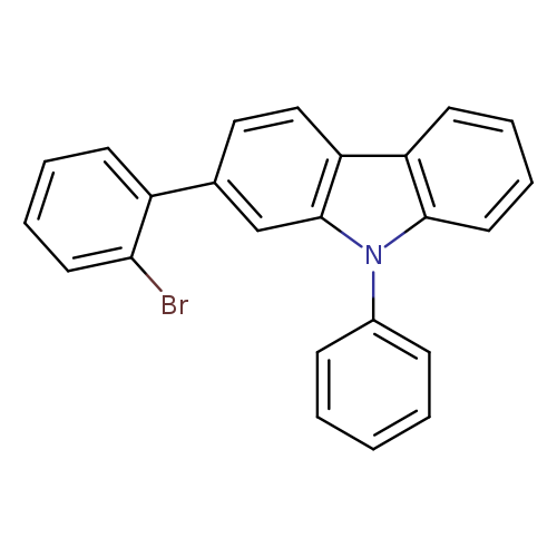 9H-Carbazole, 2-(2-bromophenyl)-9-phenyl-