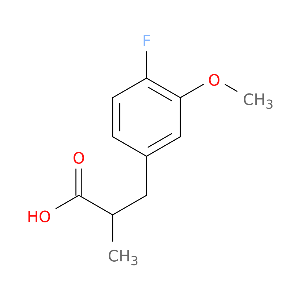 3-(4-Fluoro-3-methoxyphenyl)-2-methylpropanoic acid