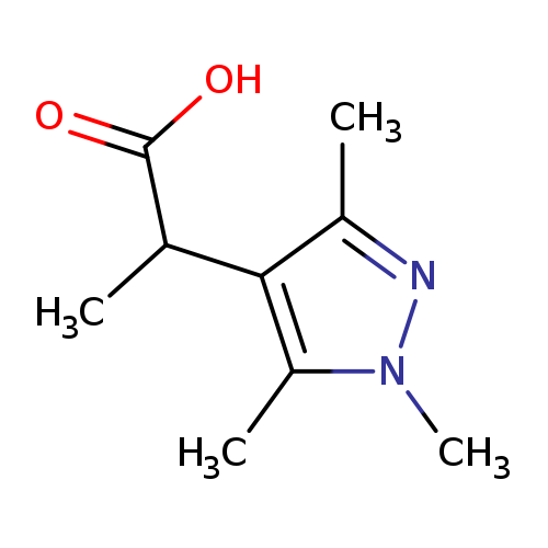 2-(trimethyl-1H-pyrazol-4-yl)propanoic acid