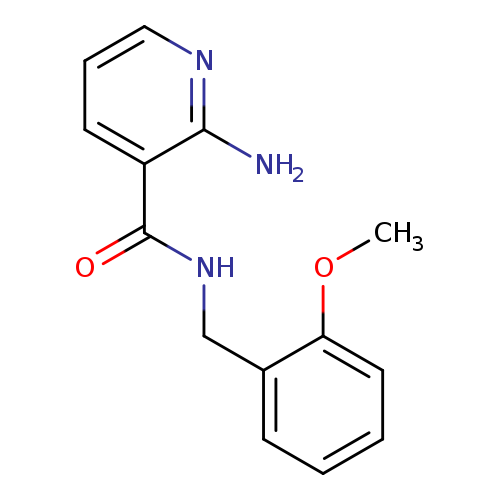 2-amino-N-[(2-methoxyphenyl)methyl]pyridine-3-carboxamide