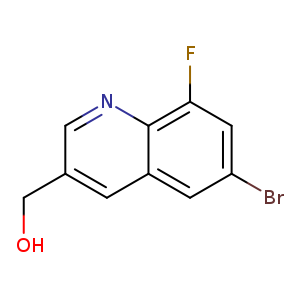 (6-bromo-8-fluoro-3-quinolyl)methanol