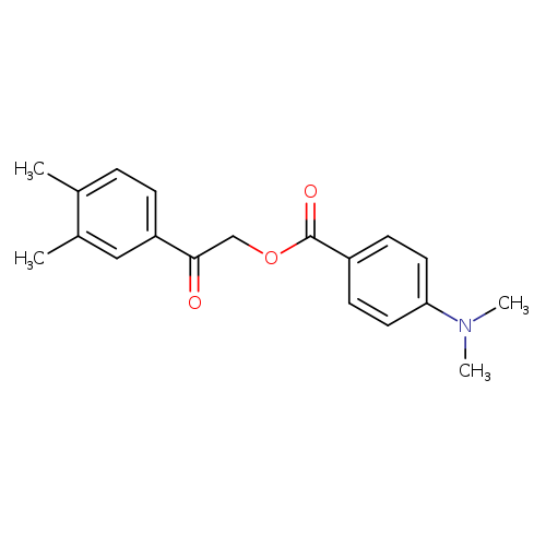 2-(3,4-dimethylphenyl)-2-oxoethyl 4-(dimethylamino)benzoate