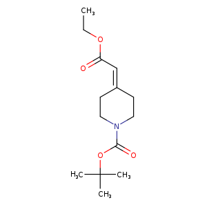tert-Butyl 4-(2-ethoxy-2-oxoethylidene)piperidine-1-carboxylate