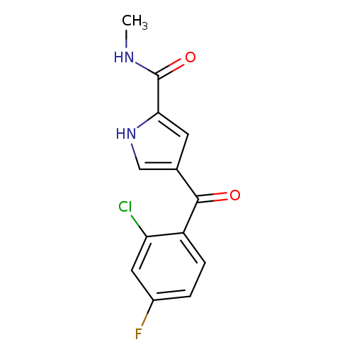 4-(2-chloro-4-fluorobenzoyl)-N-methyl-1H-pyrrole-2-carboxamide