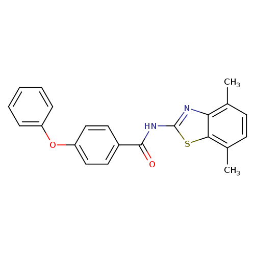 N-(4,7-dimethyl-1,3-benzothiazol-2-yl)-4-phenoxybenzamide