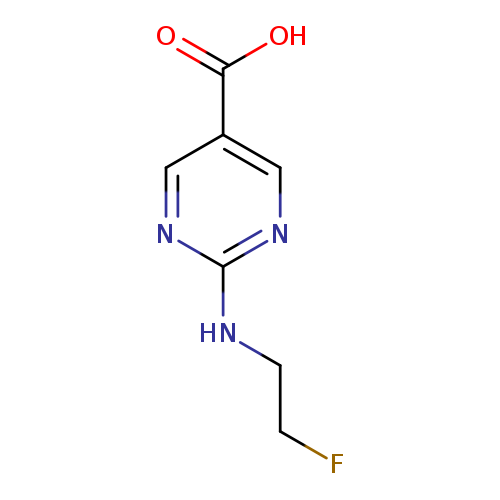 2-[(2-fluoroethyl)amino]pyrimidine-5-carboxylic acid