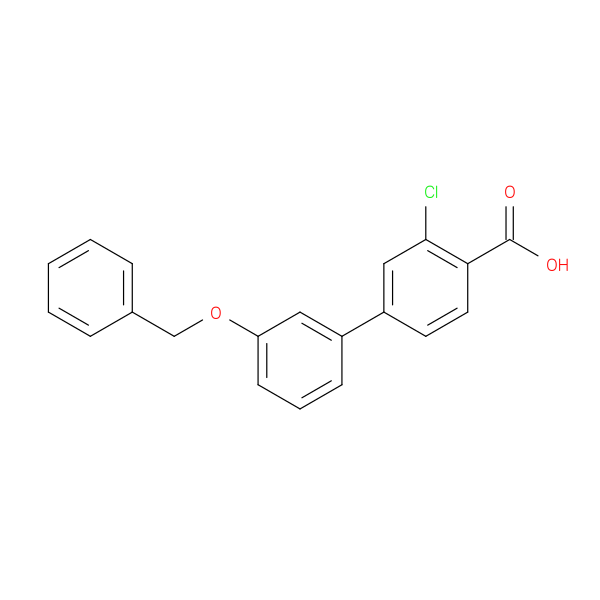 4-(3-Benzyloxyphenyl)-2-chlorobenzoic acid