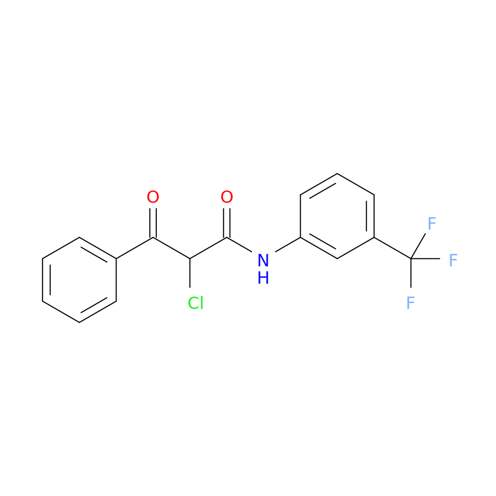 2-chloro-3-oxo-3-phenyl-N-[3-(trifluoromethyl)phenyl]propanamide
