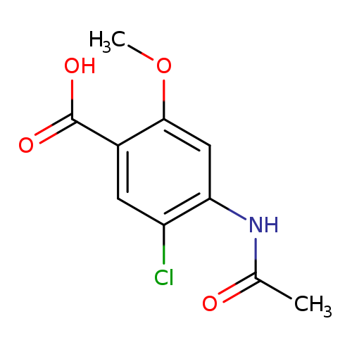 4-Acetamido-5-chloro-2-methoxybenzoic acid
