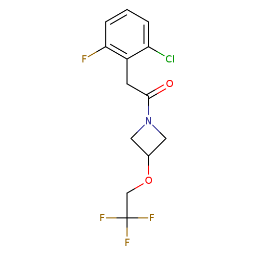 2-(2-chloro-6-fluorophenyl)-1-[3-(2,2,2-trifluoroethoxy)azetidin-1-yl]ethan-1-one