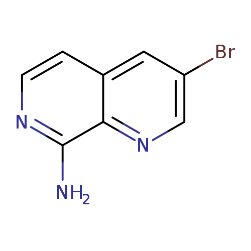 3-BROMO-1,7-NAPHTHYRIDIN-8-AMINE