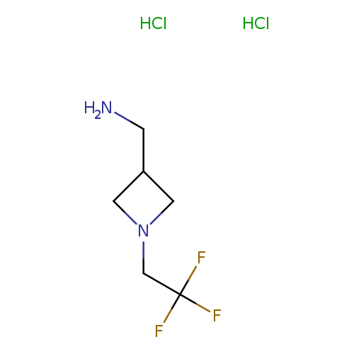 [1-(2,2,2-trifluoroethyl)azetidin-3-yl]methanamine dihydrochloride