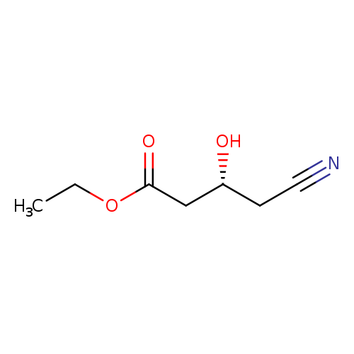 Butanoic acid, 4-cyano-3-hydroxy-, ethyl ester, (3R)-