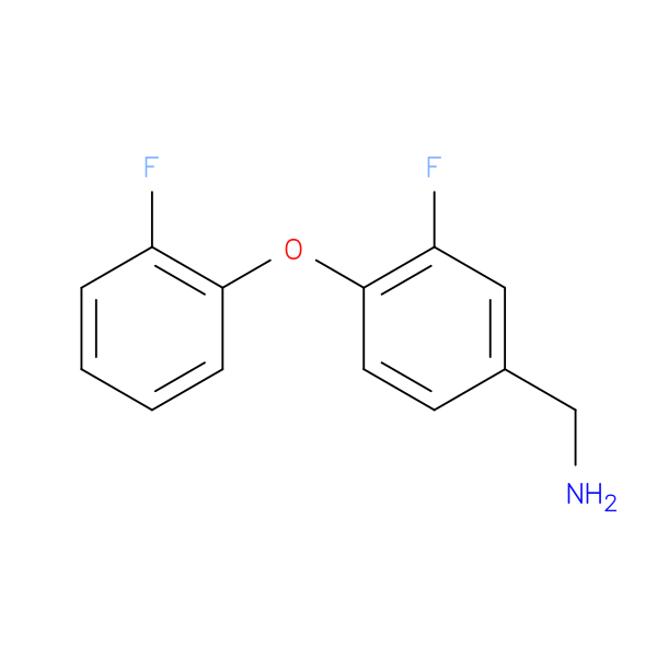 [3-fluoro-4-(2-fluorophenoxy)phenyl]methanamine