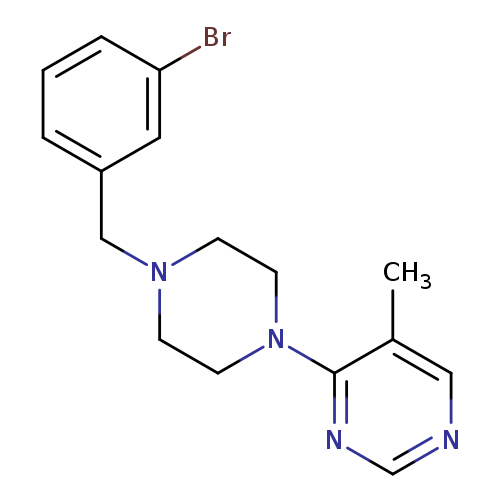 4-{4-[(3-bromophenyl)methyl]piperazin-1-yl}-5-methylpyrimidine