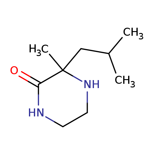 3-Methyl-3-(2-methylpropyl)piperazin-2-one