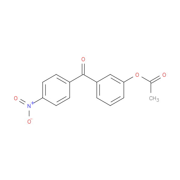 3-Acetoxy-4'-nitrobenzophenone