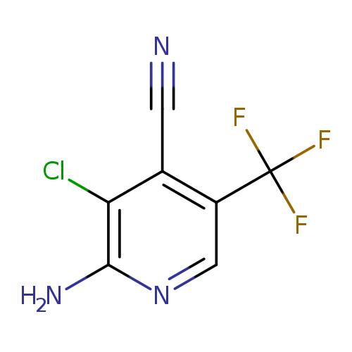 2-Amino-3-chloro-5-(trifluoromethyl)isonicotinonitrile