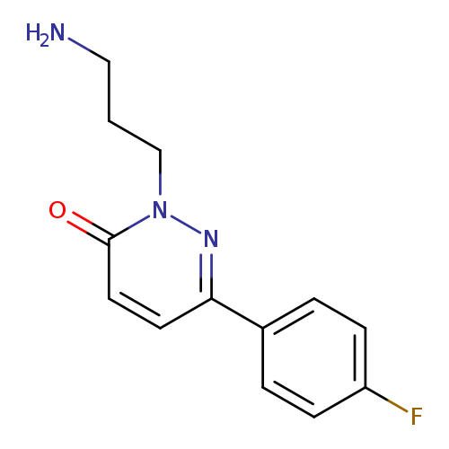2-(3-AMINOPROPYL)-6-(4-FLUOROPHENYL)PYRIDAZIN-3(2H)-ONE