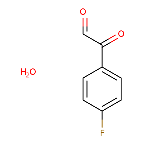 Benzeneacetaldehyde, 4-fluoro-a-oxo-, monohydrate