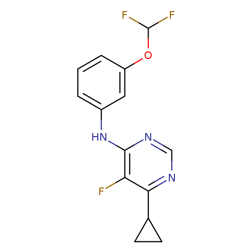 6-cyclopropyl-N-[3-(difluoromethoxy)phenyl]-5-fluoropyrimidin-4-amine