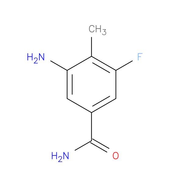 3-amino-5-fluoro-4-methylbenzamide
